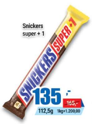 Snickers Super +1