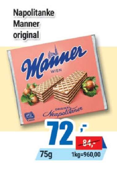 Napolitanke Manner original