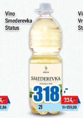Vino Smederevka Status