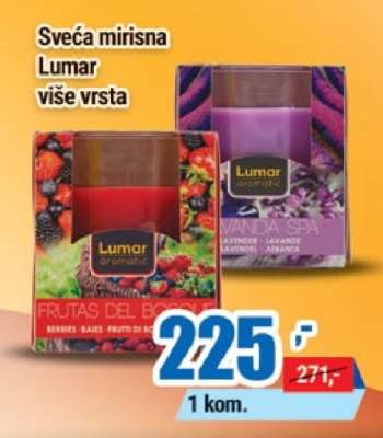 Sveća mirisna Lumar