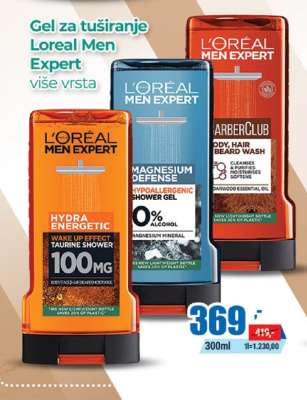 Gel za tuširanje Loreal Men Expert