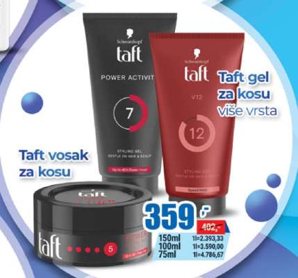 Taft Gel za kosu