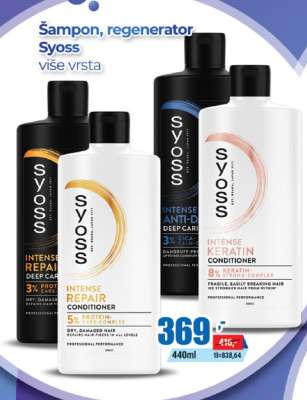 Šampon, regenerator Syoss
