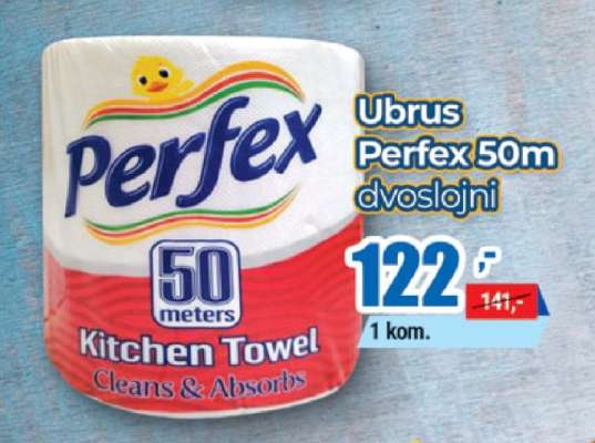 Ubrus Perfex 50m dvoslojni