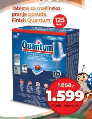 Tablete za mašinsko pranje posuđa Finish Quantum