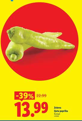 Zelena ljuta paprika