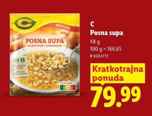 C posna supa