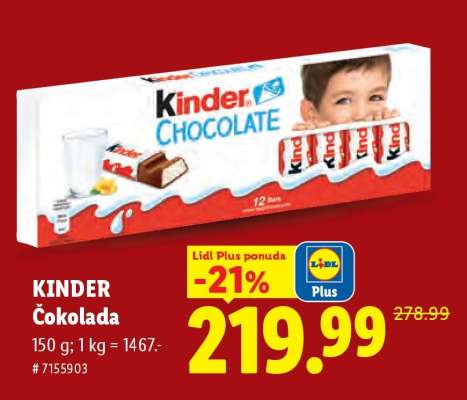 Kinder Čokolada