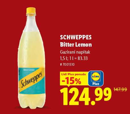 SCHWEPPES Bitter Lemon