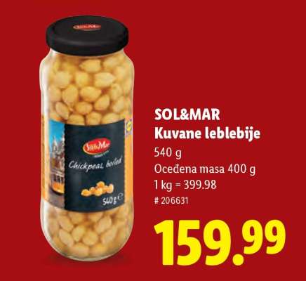 Sol&Mar Kuvane leblebije