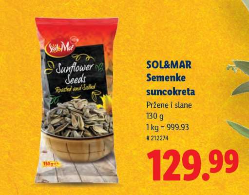 SOL&MAR Semenke suncokreta