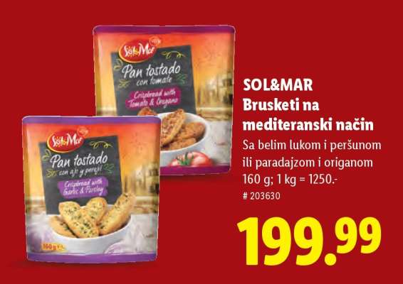 Sol&Mar Brusketi na mediteranski način