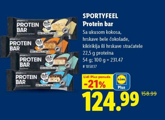 SPORTYFEEL Protein bar