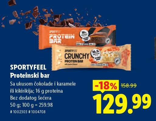 SPORTYFEEL Proteinski bar