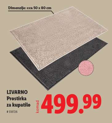Livarno Prostirka za kupatilo
