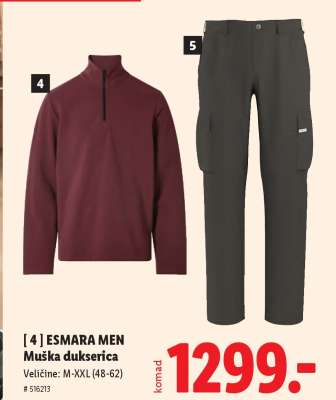 esMara MEN Muška dukserica
