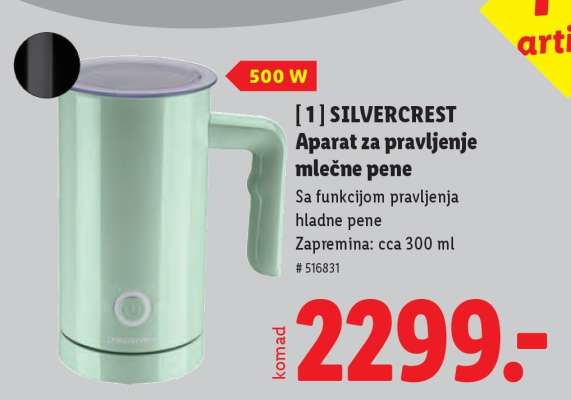 Silvercrest Aparat za pravljenje mlečne pene