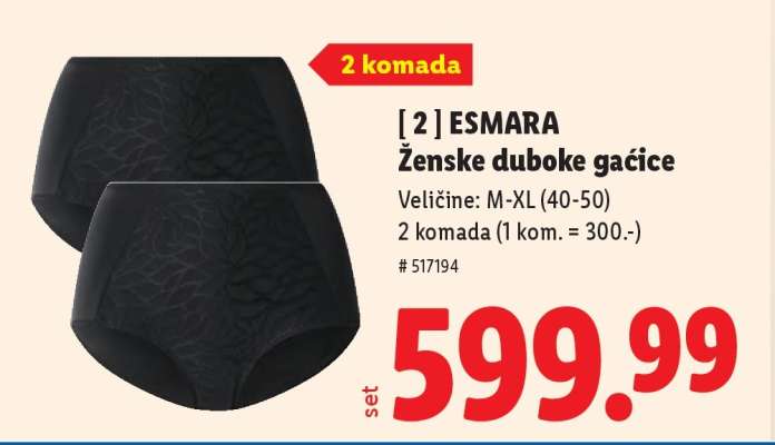 esmara Ženske duboke gaćice