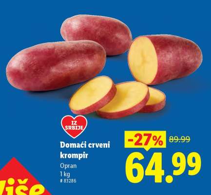 Domaći crveni krompir