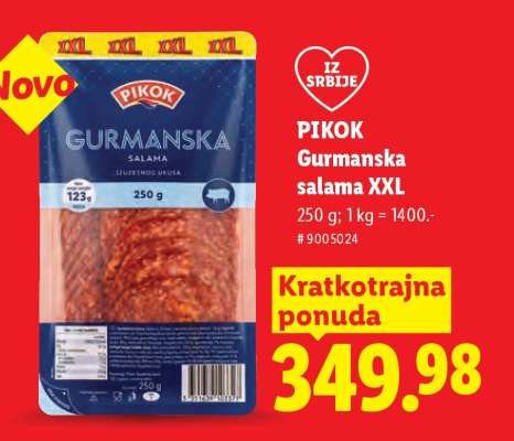 PIKOK Gurmanska salama XXL