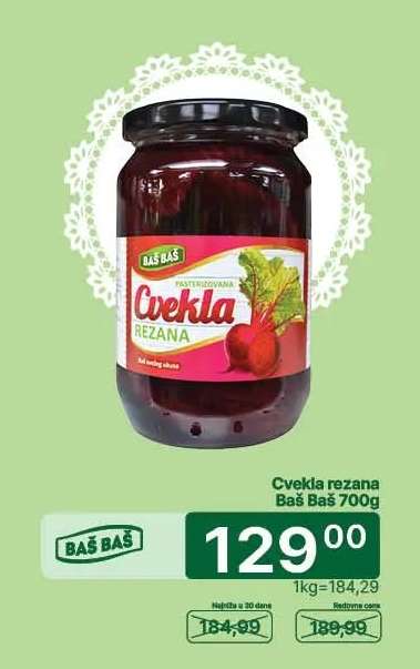 Cvekla rezana Baš Baš 700g