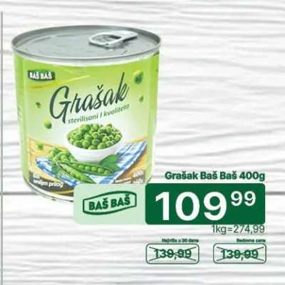 Grašak Baš Baš 400g