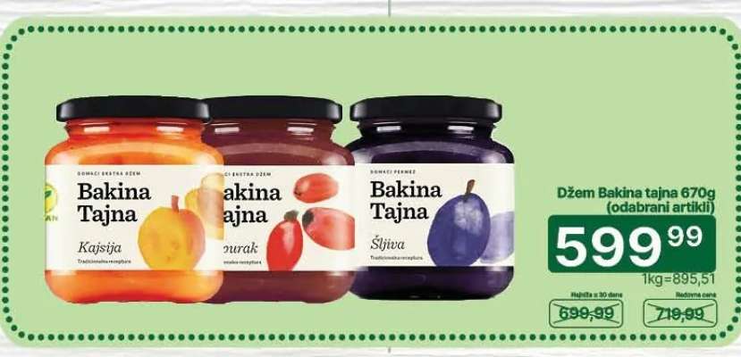 Džem Bakina tajna 670g