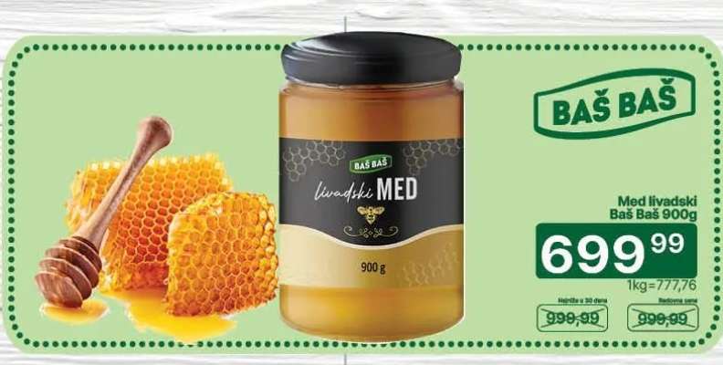 Med livadski Baš Baš 900g