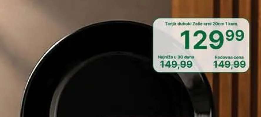 Tanjir duboki Zelle cm 20cm 1 kom.