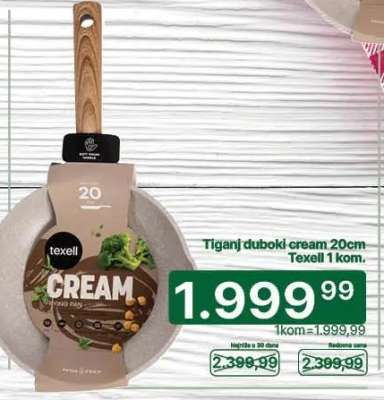 Tiganj duboki cream 20cm