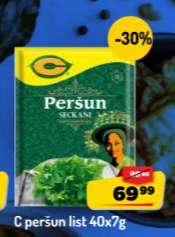 C peršun list 40x7g