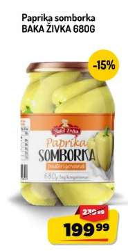 Paprika somborka BAKA ŽIVKA 680G