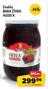 Cvekla BAKA ŽIVKA 1420G K