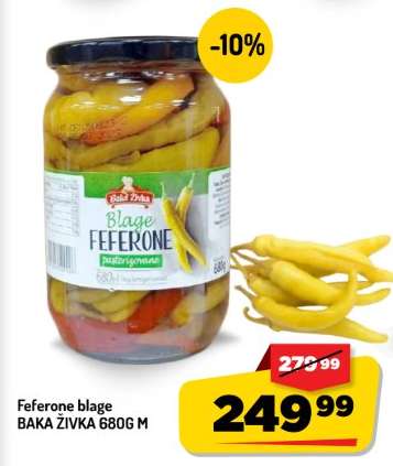 Feferone blage BAKA ŽIVKA 680G M