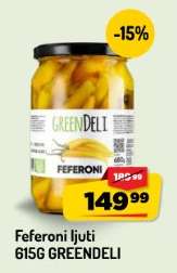 Feferoni ljuti 615G GREENDELI