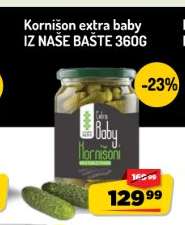 Kornišon extra baby IZ NAŠE BAŠTE 360G