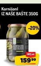 Kornišoni IZ NAŠE BAŠTE 350G