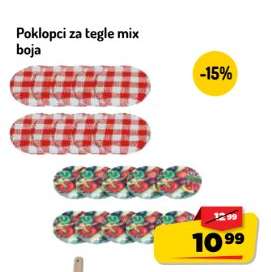 Poklopci za tegle mix boja