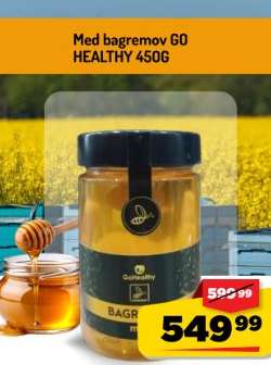 Med bagremov GO HEALTHY 450G