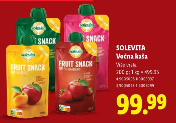 Solevita Voćna kaša