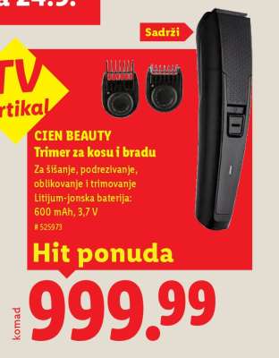 Cien BEAUTY Trimer za kosu i bradu
