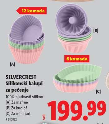 SILVERCREST Silikonski kalupi za pečenje