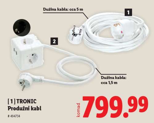 TRONIC Produžni kabl