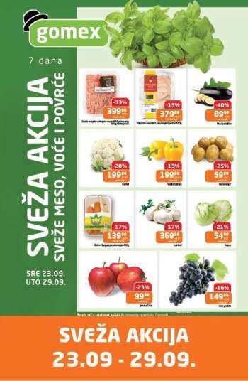 Gomex katalog - 23.09.2026 - 29.09.2026.