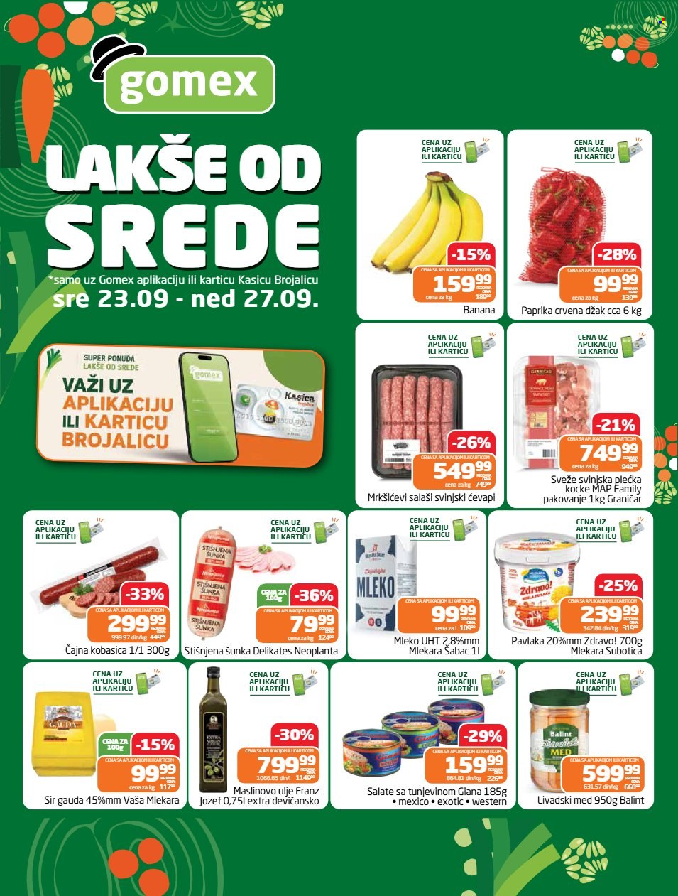 Gomex katalog - 23.09.2026 - 27.09.2026. Stranica 1