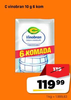 C vinobran 10 g 6 kom