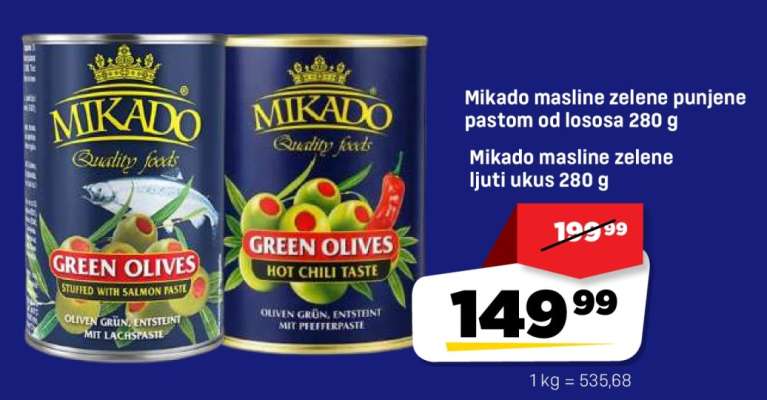 Mikado masline zelene