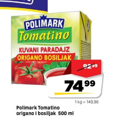 Polimark Tomatino origano i bosiljak 500 ml