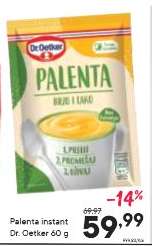 Palenta instant Dr. Oetker 60 g