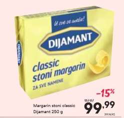 Margarin stoni classic Dijamant 250 g